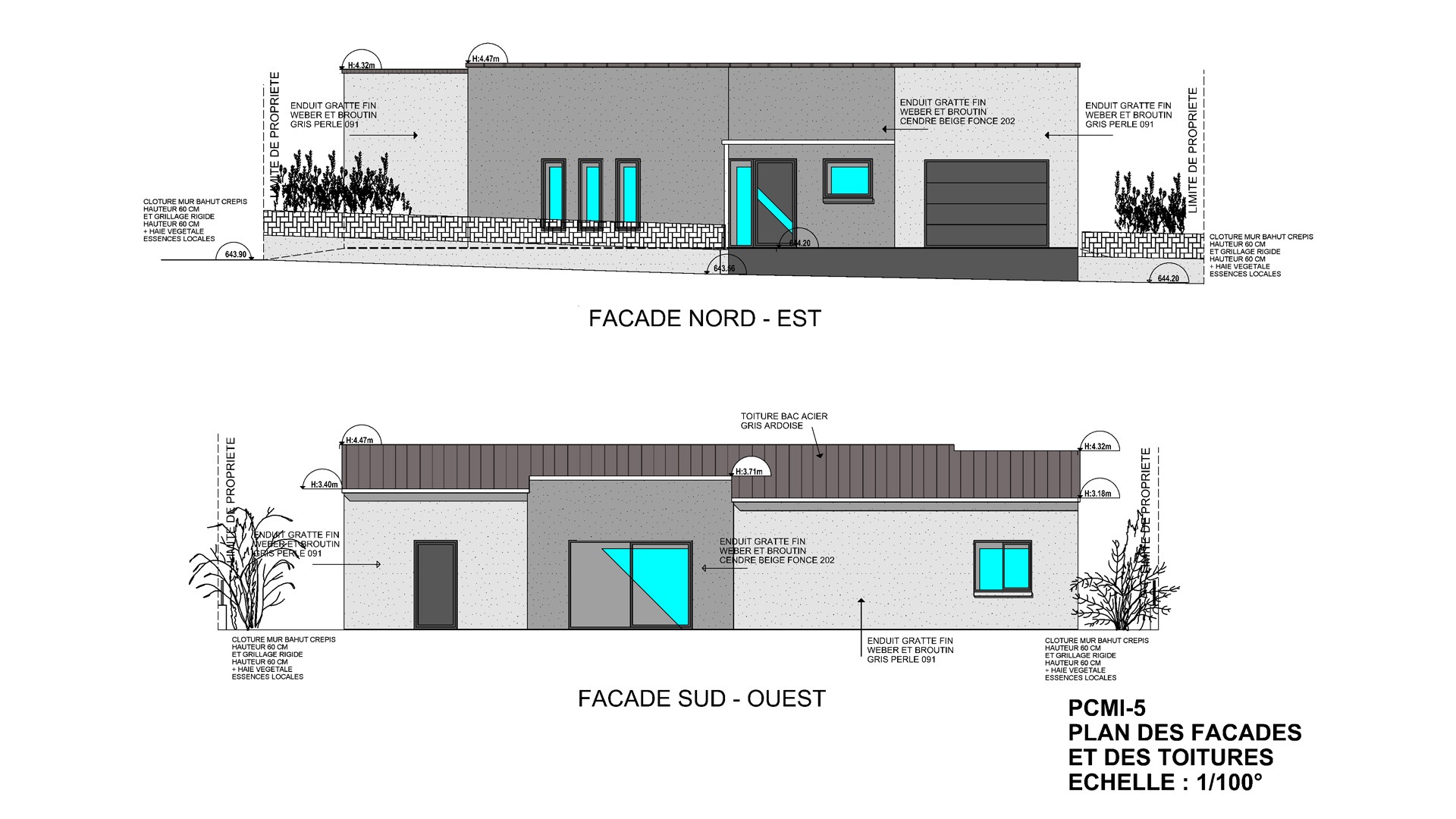 Plan maison contemporaine (2)